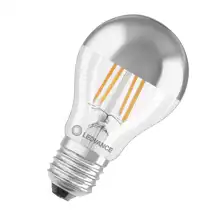 LEDVANCE LED žárovka filament A60 6.5W/50W E27 2700K 650lm 15Y ; stříbrný vrch.