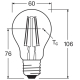LEDVANCE LED žárovka filament PFM A60 7W/60W E27 2700K 806lm Dim 15Y čirá