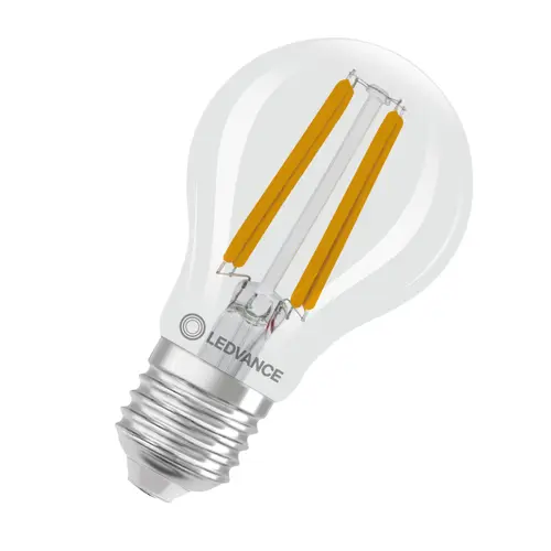 LEDVANCE LED žárovka filament SUP UE A60 2.2W/40W E27 2700K 470lm Dim 50Y čirá
