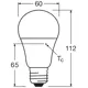 LEDVANCE LED žárovka SUP FAC A60 9W/75W E27 2700K 1055lm NonDim 25Y opál