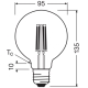 LEDVANCE LEDG9560EELA 3.8W 840 FILCL E27 S  LEDV