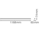 LEDVANCE lineární 27W 230V 4050lm 3000K IP20 88Y UO EL P CPS Bílá