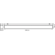 LEDVANCE liniové svítidlo LED Square 14W 1250lm/930-940/180 ° IP44 ;Click-CCT