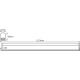 LEDVANCE liniové svítidlo LED Switch.Batten 14W 1600lm/840/140° IP20 ;1173mm