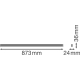 LEDVANCE liniové svítidlo LINEAR.COMP.HO 15W 1500lm/830 IP20 50Y ;873mm˙