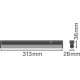 LEDVANCE liniové svítidlo LINEAR.COMP.SW 4W 400lm/830 IP20 30Y ;313mm˙