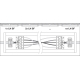 LEDVANCE liniové svítidlo LINEAR.SF 32W 4380lm/840/110° IP44 70Y ; 120cm˙