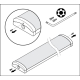 LEDVANCE liniové svítidlo LINEAR.SF 45W 5850lm/830/110° IP44 70Y ; 150cm˙