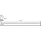 LEDVANCE liniové svítidlo Switch.Batten 4W 450lm/830/140° IP20 ;313mm˙