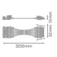 LEDVANCE Lištový systém UNIV 3000 7P WIRE