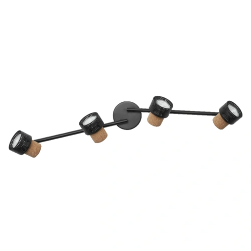 LEDVANCE nástěnné svítidlo Decor Cork 4xGU10 13.6W 920lm/927 IP20 ; černá