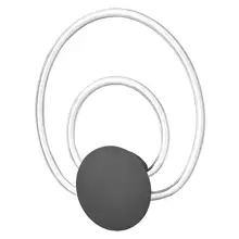 LEDVANCE nástěnné svítidlo Decor Helios 12W 960lm/830 IP20 ; tm.šedá