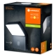 LEDVANCE nástěnné svítidlo Endura 12W 750lm/830/106 ° IP44 ;šedá˙