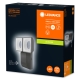 LEDVANCE nástěnné svítidlo Endura 16W 1500lm/840/50 ° IP55 ;šedá˙