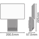 LEDVANCE nástěnné svítidlo Endura 27W 3000lm/840/100 ° IP55 ;bílá˙