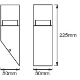 LEDVANCE nástěnné svítidlo EnduraS CrystalT 4.5W 400lm/830 40cm IP44 nerez˙