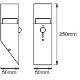 LEDVANCE nástěnné svítidlo EnduraS CrystalT 5W 400lm/830 40cm IP44 senzor nerez˙