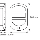 LEDVANCE nástěnné svítidlo EnduraS Plate 12.5W 600lm/830 IP44 senzor nerez˙