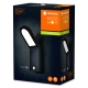 LEDVANCE nástěnné svítidlo EnduraS Wall 12W 740lm/830 IP44 senzor tm.šedá˙