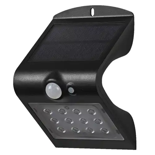 LEDVANCE nástěnné svítidlo LED ButterflySol 1.5W 220lm IP65;černá senz.
