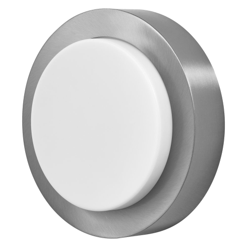 LEDVANCE nástěnné svítidlo LED EnduraS Disc 8W 370lm/830 IP44 nerez