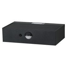 LEDVANCE nástěnné svítidlo LED EnduraSol Bricklume 3W 300lm IP65;tm.šedá senz.