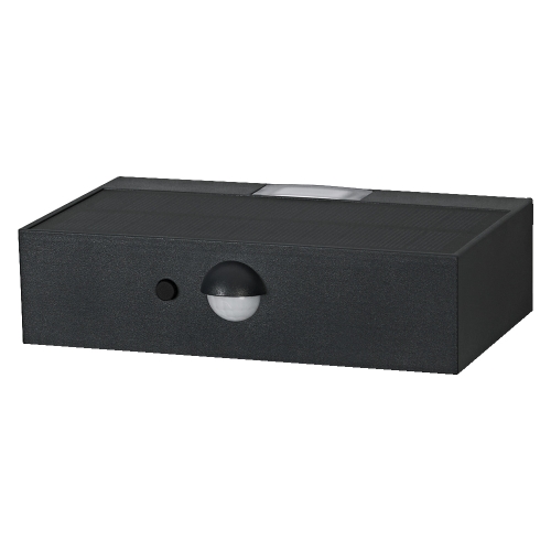 LEDVANCE nástěnné svítidlo LED EnduraSol Bricklume 3W 300lm IP65;tm.šedá senz.