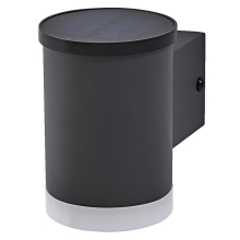 LEDVANCE nástěnné svítidlo LED EnduraStySol Oxford 0.5W 50lm/830 IP44 ; tm.šedá