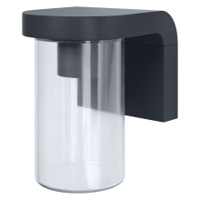 LEDVANCE nástěnné svítidlo, žárovka EnduraC Cascade 1xE27 IP44 čirá/tm.šedá