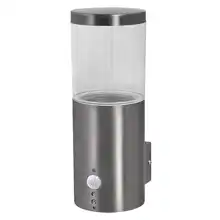 LEDVANCE nástěnné svítidlo, žárovka EnduraC Ebro 1xE27 IP44 ; nerez senz.