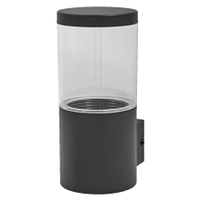 LEDVANCE nástěnné svítidlo, žárovka EnduraC Ebro 1xE27 IP44 ; tm.šedá