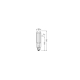 LEDVANCE NAV 50 LED FIL V 1600LM 15W 718 E27