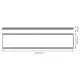 LEDVANCE PANEL LOUVER SURF KIT 1200 WT      LEDV