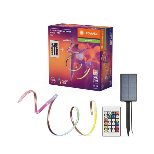 LEDVANCE Pásky 1,60W 5V IP44 30Y OUTDOOR SOLAR 5M MGC RGB RC