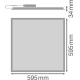 LEDVANCE PL COMP 600 V 35W 830 840 U19 DALI LEDV