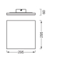 LEDVANCE PLANON FRAMELESS 300X300 20W 830   LEDV