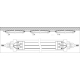 LEDVANCE prachotěsné svítidlo DAMPPROOF.CO 44W 5400lm/840 IP66 50Y ;1290mm˙