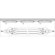 LEDVANCE prachotěsné svítidlo DAMPPROOF.CO 44W 5400lm/865 IP66 50Y ;1290mm˙