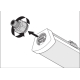 LEDVANCE prachotěsné svítidlo DAMPPROOF.CO 44W 5400lm/865 IP66 50Y ;1290mm˙
