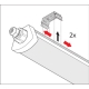 LEDVANCE prachotěsné svítidlo DAMPPROOF.CO 44W 5400lm/865 IP66 50Y ;1290mm˙