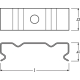 LEDVANCE příchytka.profil LED pásky AY-PW01/MB