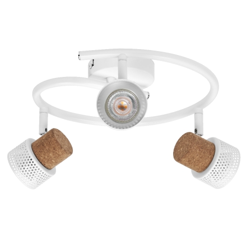 LEDVANCE přisazené svítidlo Decor CorkSp 3xGU10 10.2W 690lm/927 IP20 ; bílá