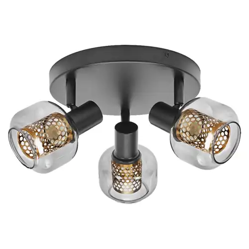 LEDVANCE přisazené svítidlo Decor Firefly 3xE14 8.4W 750lm/827 IP20 ; černá