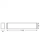 LEDVANCE přisazené svítidlo LED Office.Cuboid 30W 3100lm/840 IP20 1.2m ; bílá