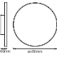 LEDVANCE přisazené svítidlo PLANON.FL.RD 28W 2700lm/830 IP20 25Y ;pr.45˙