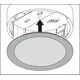 LEDVANCE pro downlight SLIM ALU FRAME D150 WT
