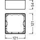 LEDVANCE   rámeček.pro.povrch.montáž pro.downl. SLIM.SQ 105 ;bílá˙