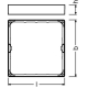 LEDVANCE rámeček pro povrch montáž pro downlight SLIM.SQ 210 ;bílá
