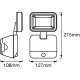 LEDVANCE reflektor (floodlight) BATTERY.SPOT.SINGLE 4W 260lm/840 IP54 ;bílá˙