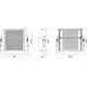 LEDVANCE reflektor (floodlight) ECO HP FL 500W 61000lm/840/30° IP65 50Y ;černá
